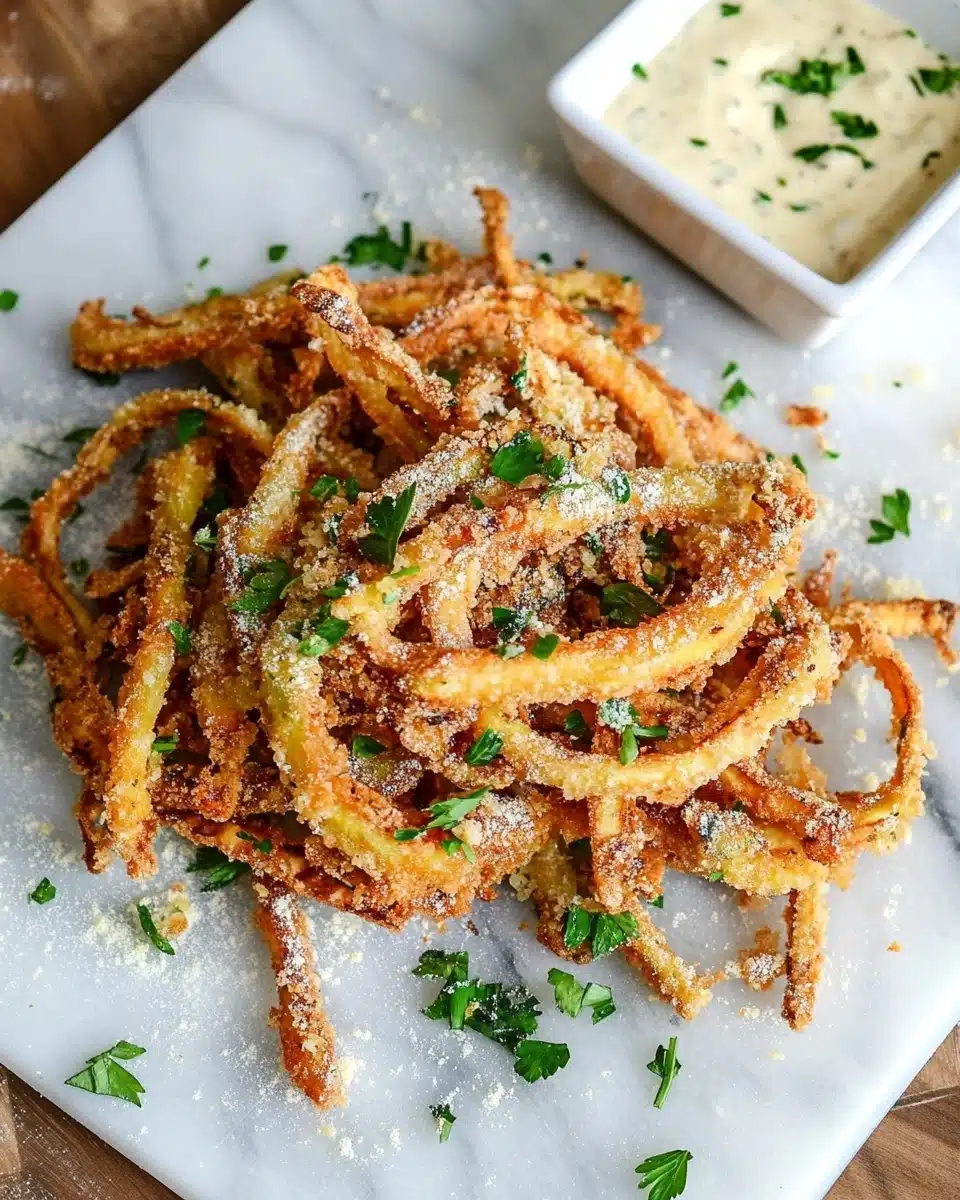 Air Fryer Curly Zucchini Fries Recipe