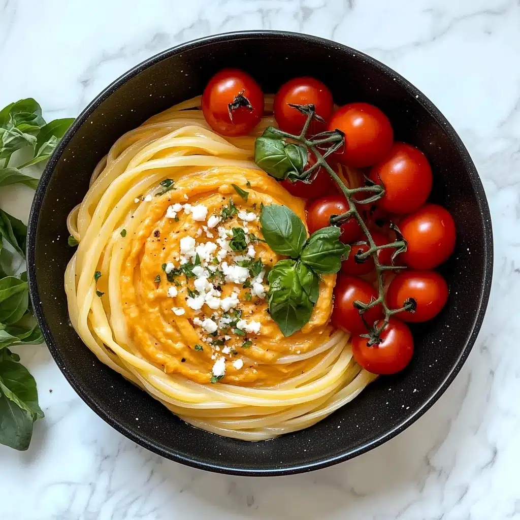 Roasted Tomato and Garlic Ricotta Pasta Recipe - Recipe Image