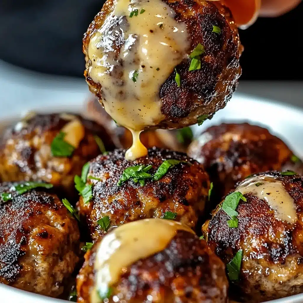 Korean BBQ Meatballs with Spicy Mayo Dip Recipe - Recipe Image