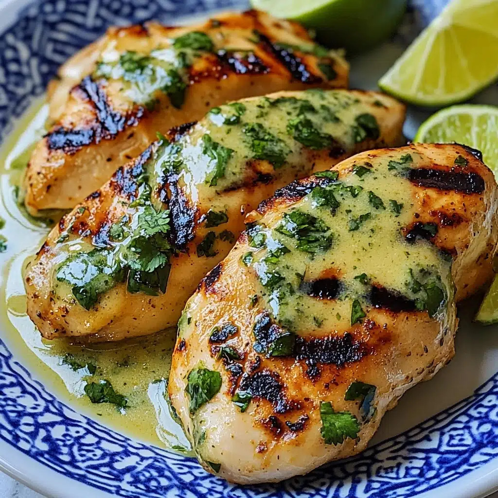 Grilled Salsa Verde Pepper Jack Chicken Recipe - Recipe Image