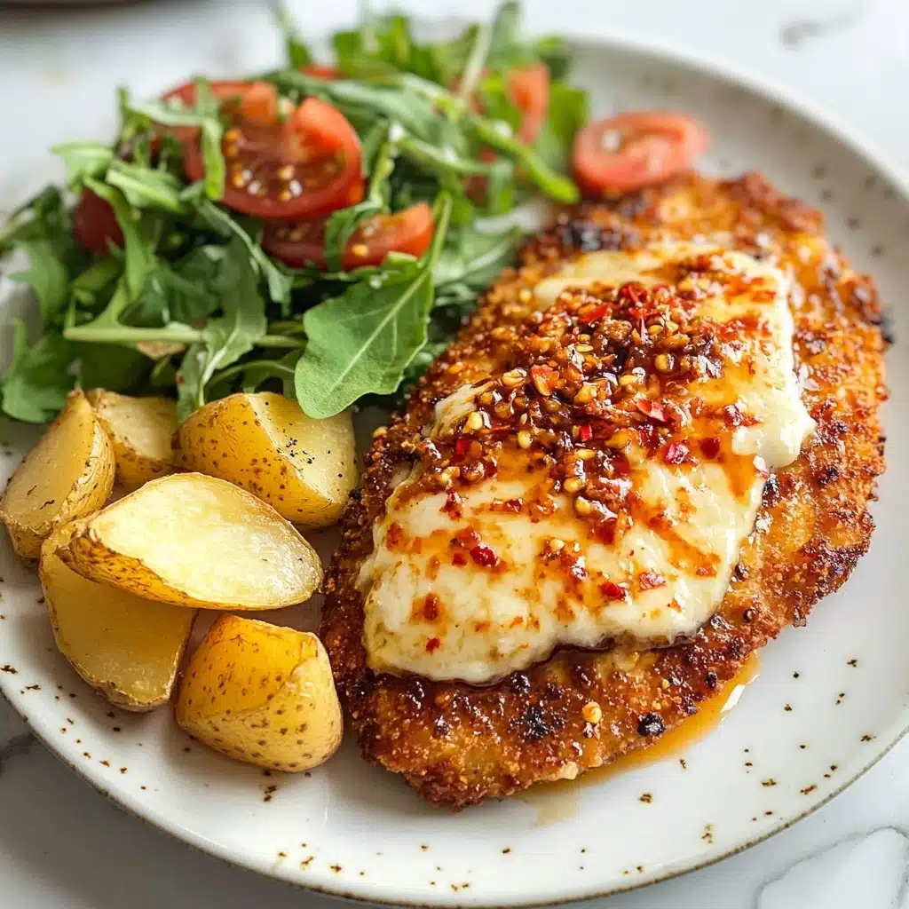 Crispy Hot Honey Feta Chicken Recipe - Recipe Image