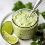 Creamy Garlic Lime Cilantro Sauce Recipe