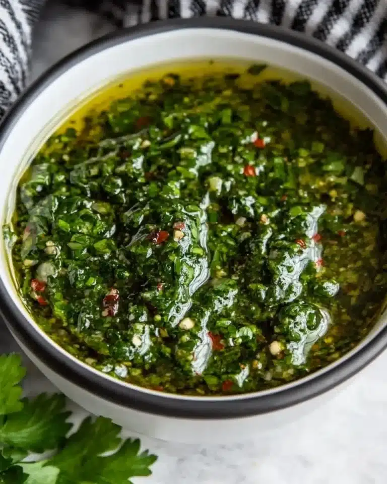 Easy Chimichurri Sauce Recipe