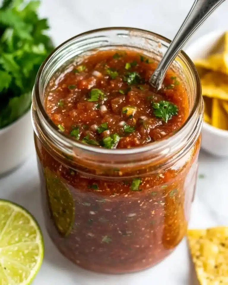 Homemade Fire-Roasted Blender Salsa Recipe