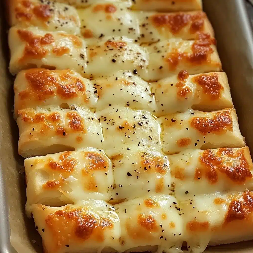 Homemade Cheesy Breadsticks Recipe - Recipe Image