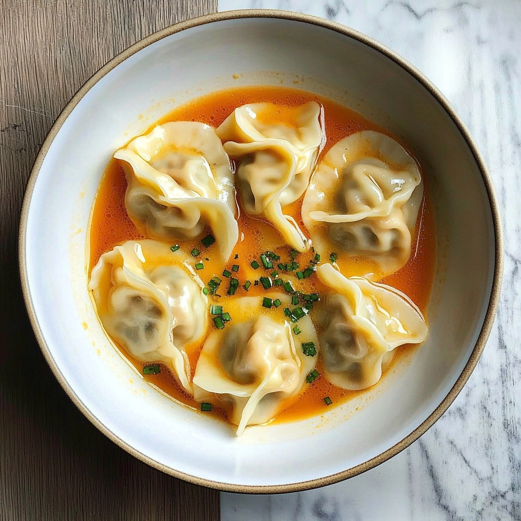 Thai Coconut Curry Dumpling Soup Recipe - Recipe Image
