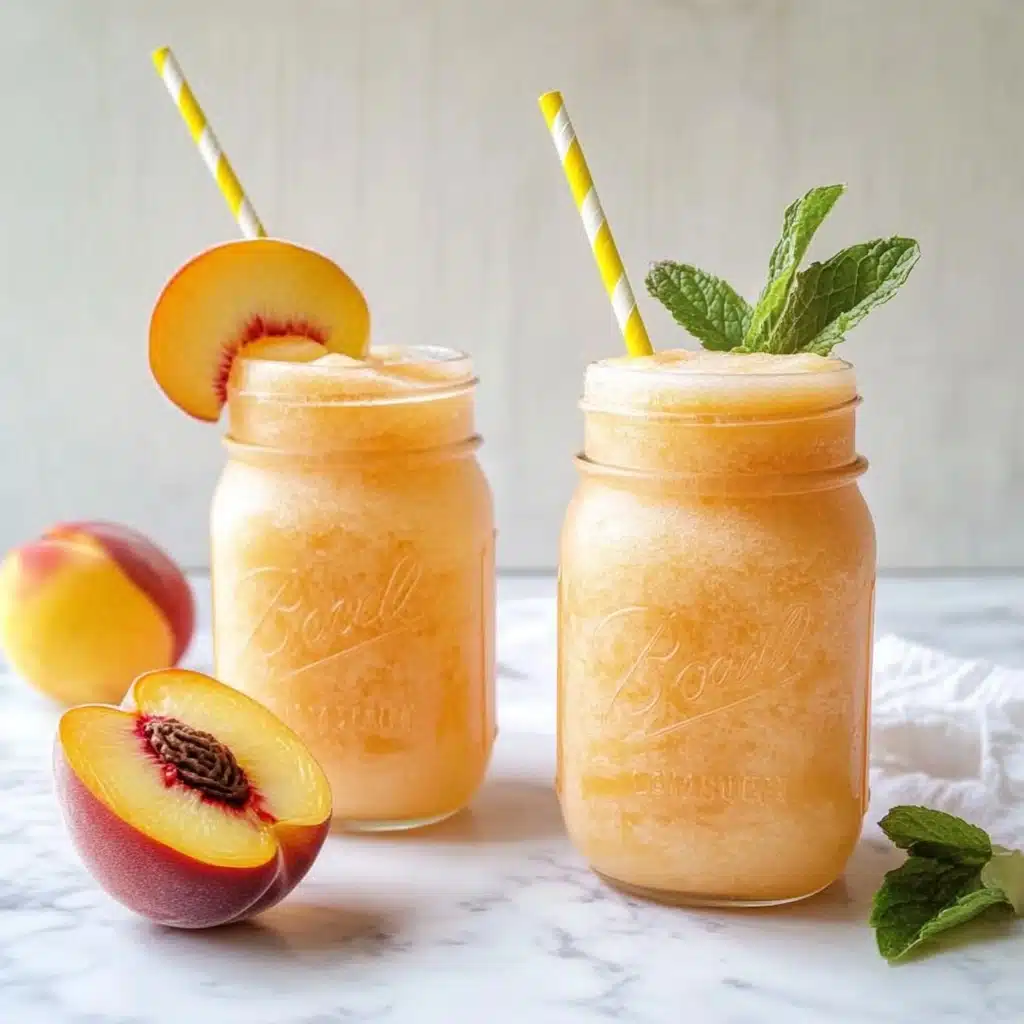 Peach Lemonade Slush Recipe - Recipe Image