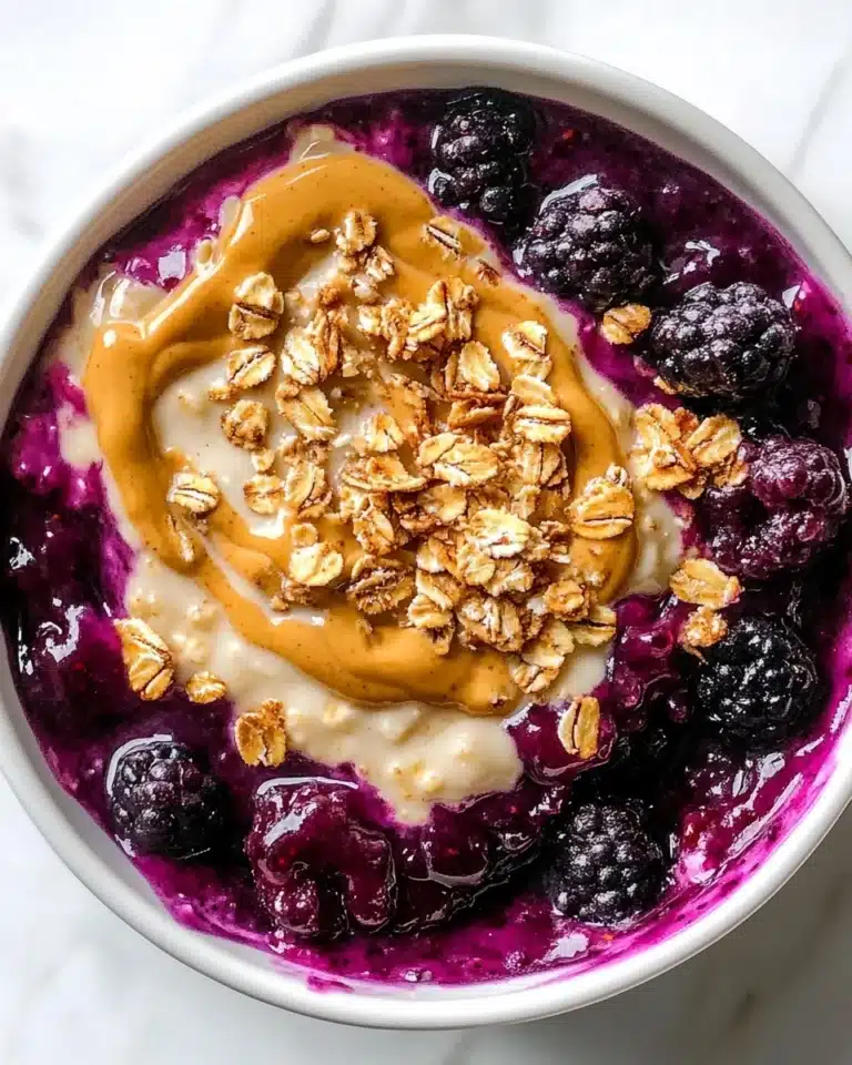 Blueberry Pie Overnight Oats Recipe