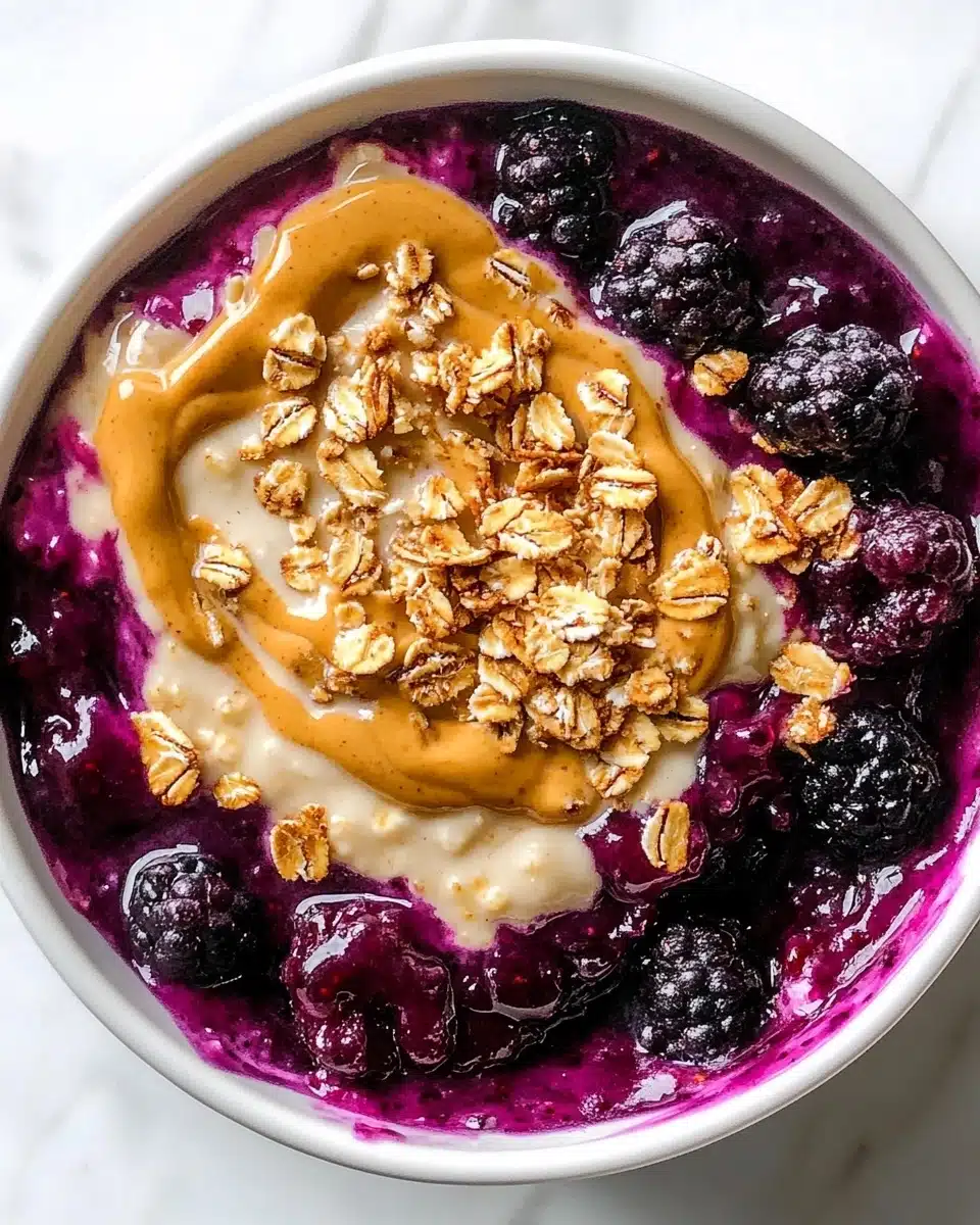 Blueberry Pie Overnight Oats Recipe