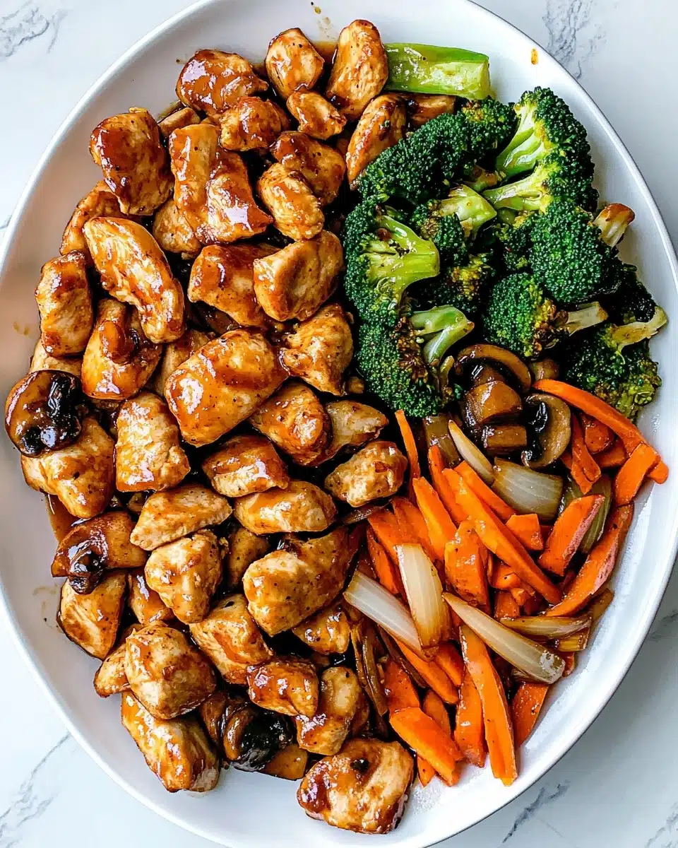Hibachi Chicken & Vegetables Recipe