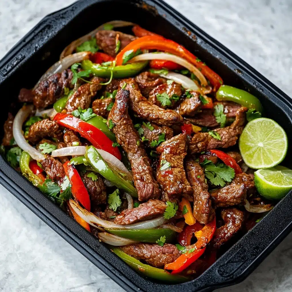 Air Fryer Steak Fajitas Recipe - Recipe Image