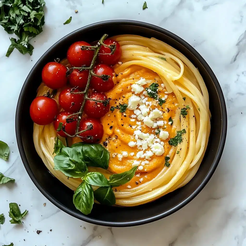 Roasted Tomato and Garlic Ricotta Pasta Recipe - Recipe Image