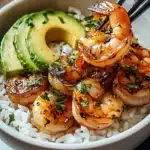 Spicy Shrimp and Avocado Rice Bowl Recipe