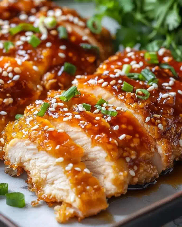 Baked Crunchy Hot Honey Chicken Recipe