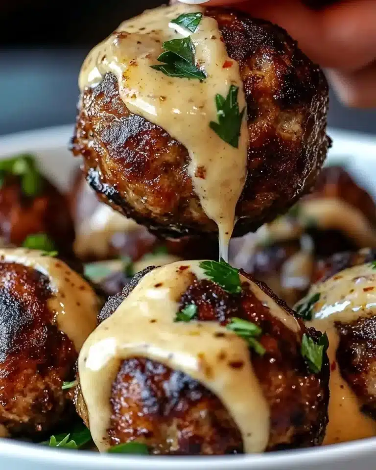 Korean BBQ Meatballs with Spicy Mayo Dip Recipe