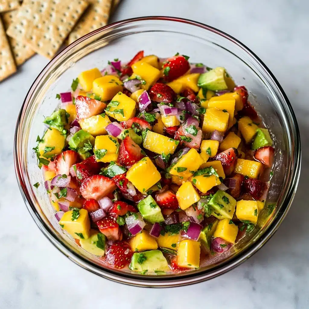 Avocado Strawberry Mango Salsa Recipe - Recipe Image