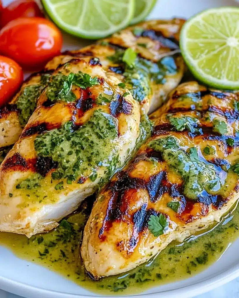 Grilled Salsa Verde Pepper Jack Chicken Recipe