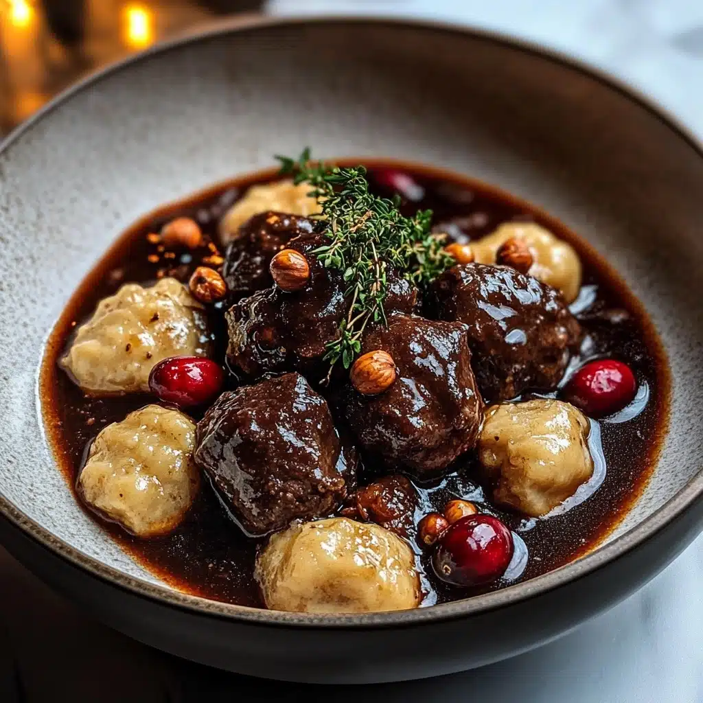 French-Style Beef Stew with Red Wine and Vegetables Recipe - Recipe Image