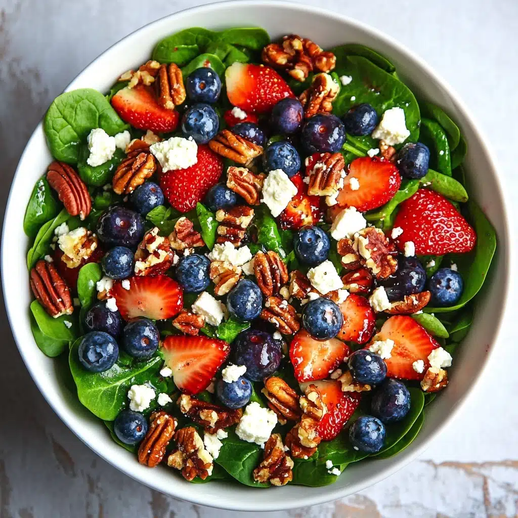 15-Minute Strawberry Spinach Salad Recipe - Recipe Image