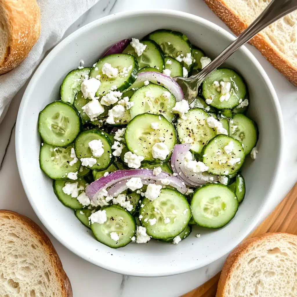 Cucumber Feta Salad Recipe - Recipe Image