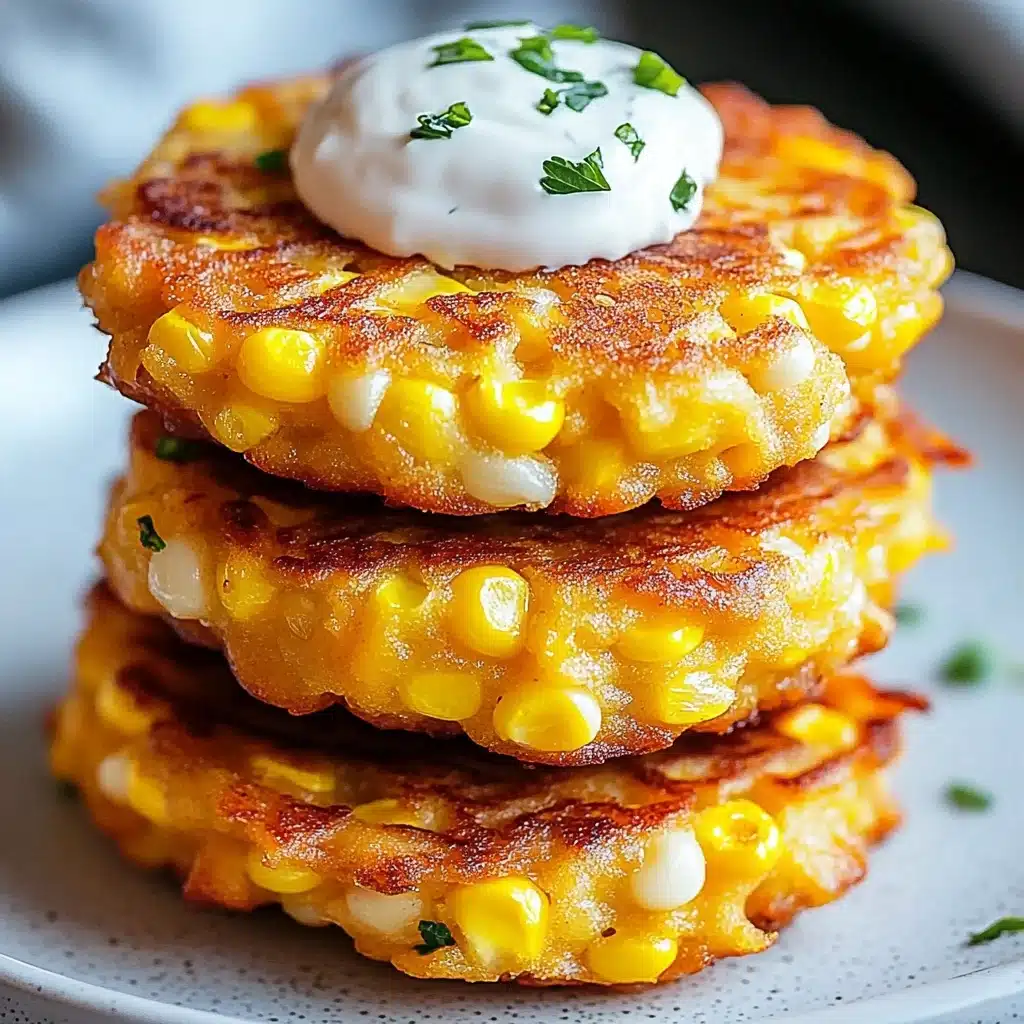 Cheesy Corn Fritters Recipe - Recipe Image