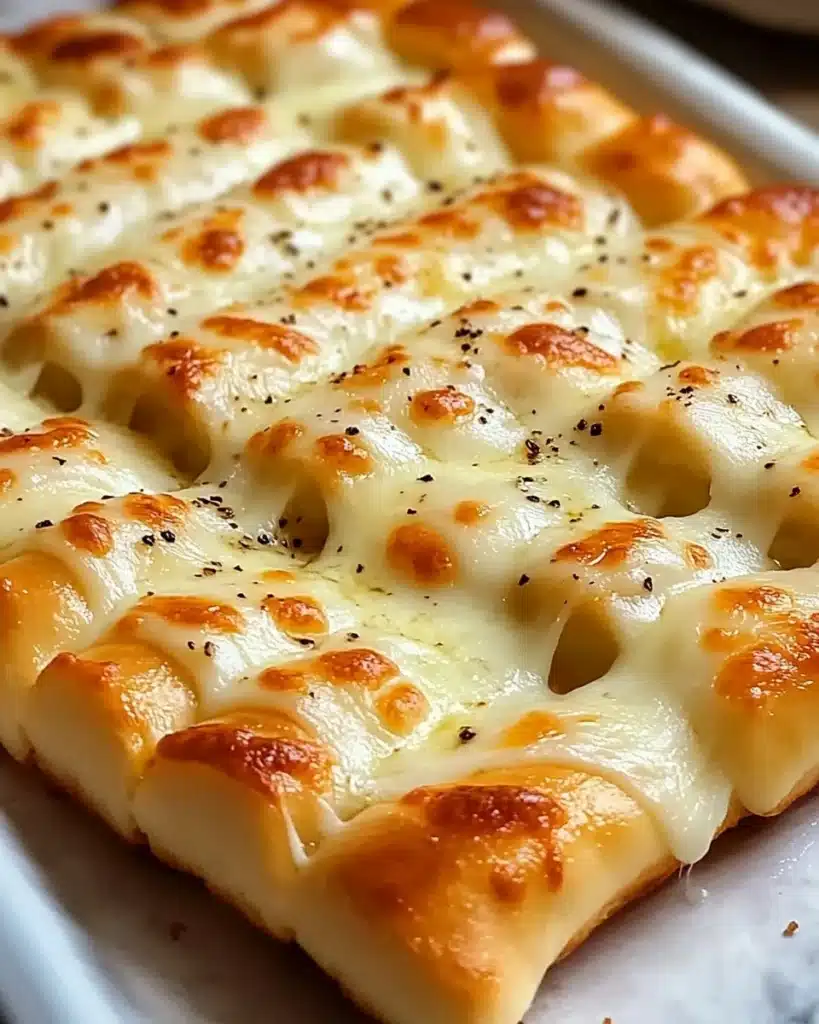 Homemade Cheesy Breadsticks Recipe