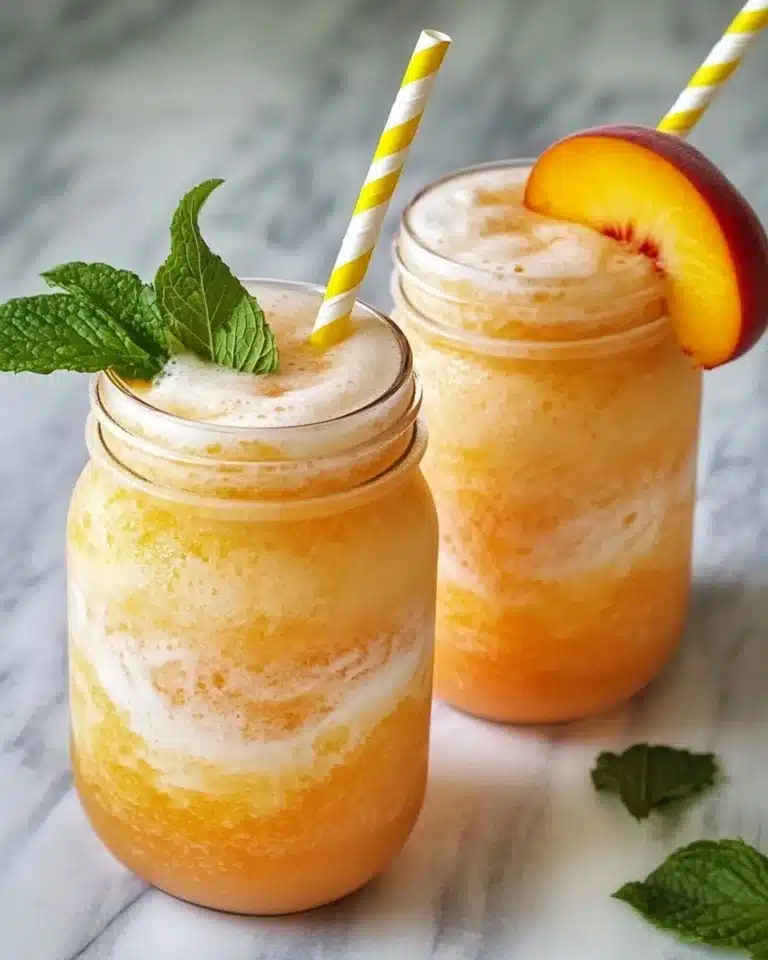 Peach Lemonade Slush Recipe