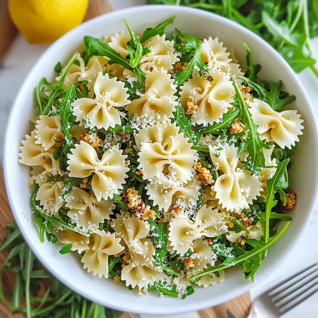 Lemon Arugula Pasta Salad Recipe - Recipe Image