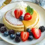 Fluffy Japanese Soufflé Pancakes Recipe