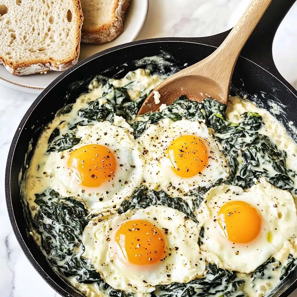 Baked Eggs Florentine Recipe - Recipe Image