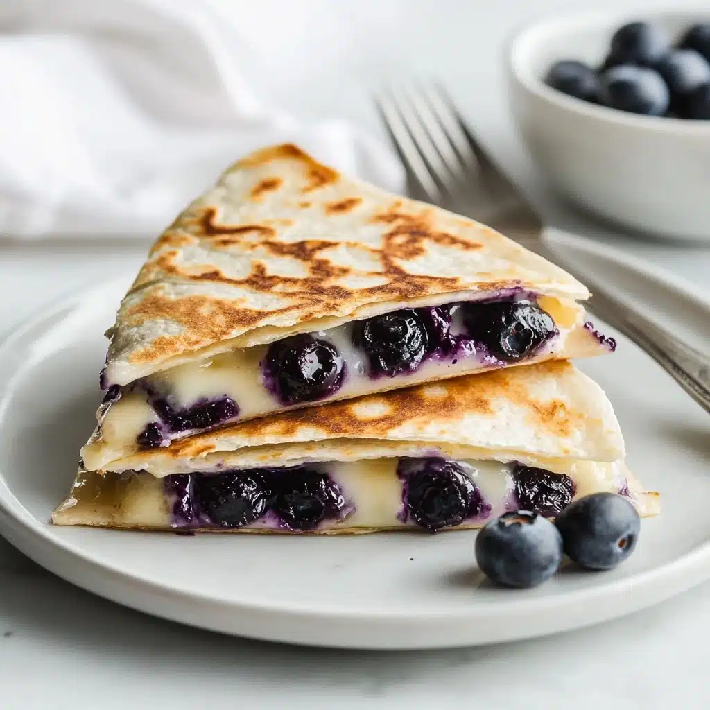 Blueberry Breakfast Quesadilla Recipe - Recipe Image