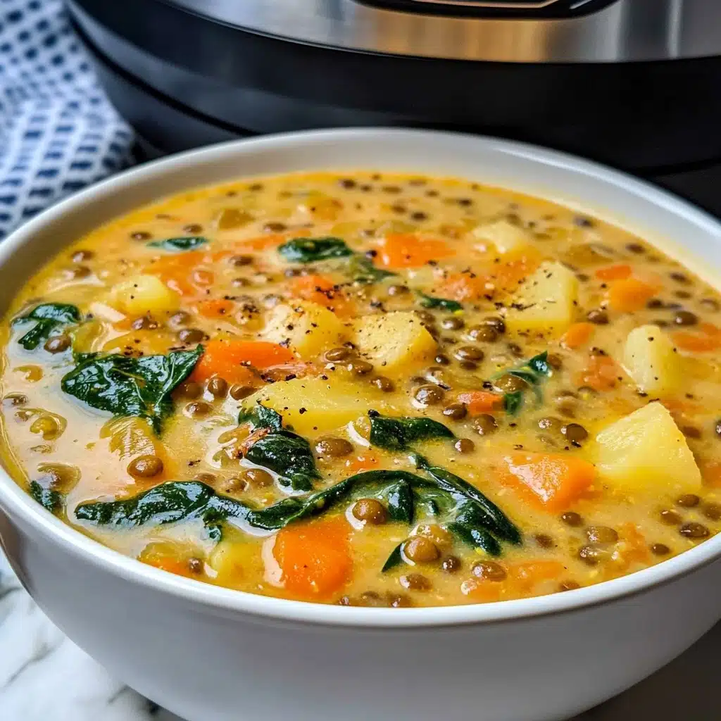 Instant Pot Coconut Curry Lentil Soup Recipe - Recipe Image