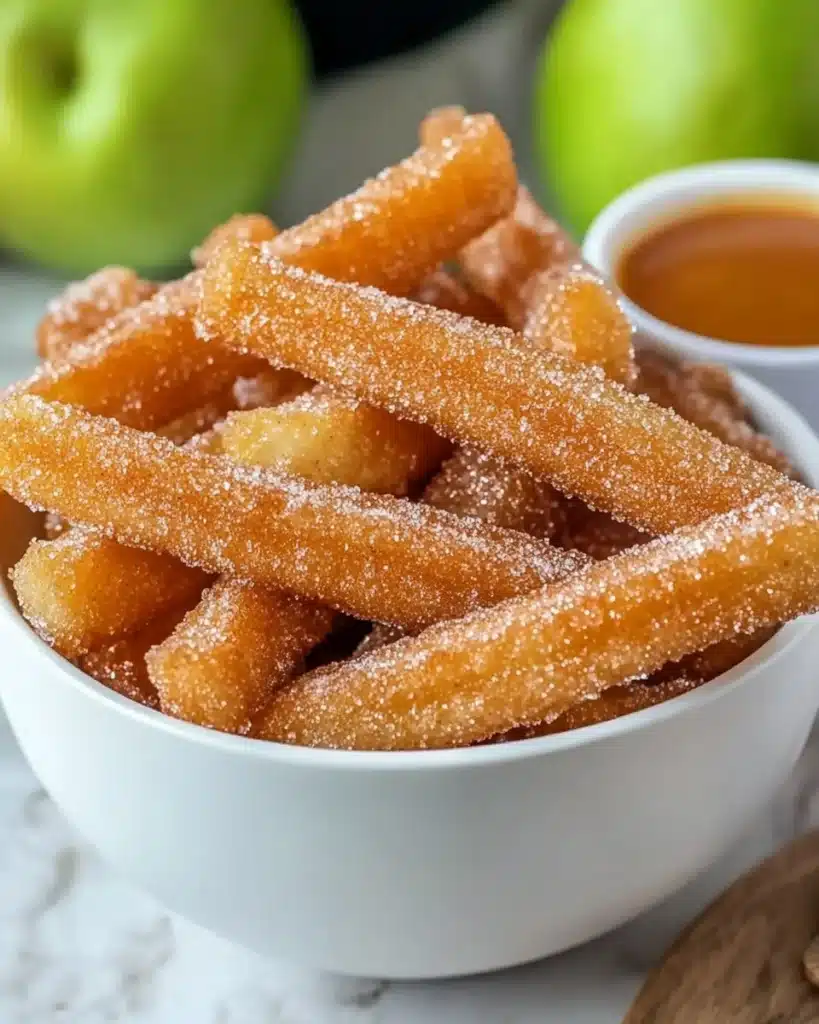 Crispy Air Fryer Apple Fries Recipe