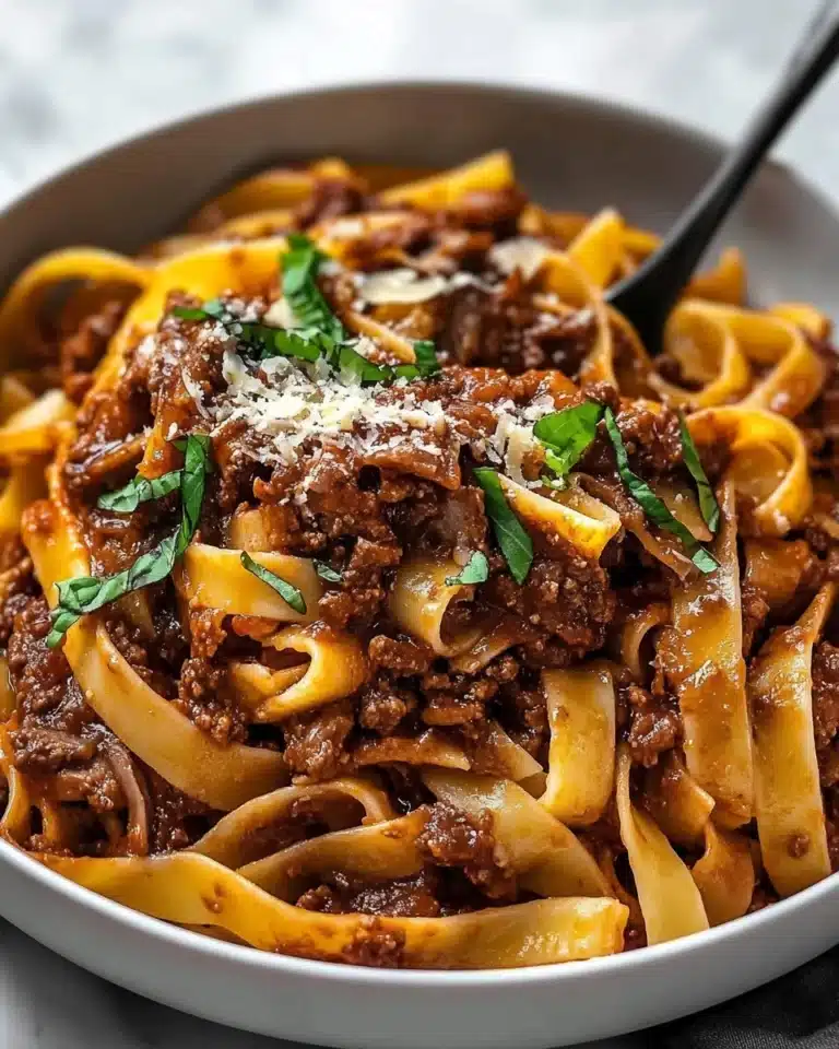 Beef Pasta in Tomato Sauce Recipe