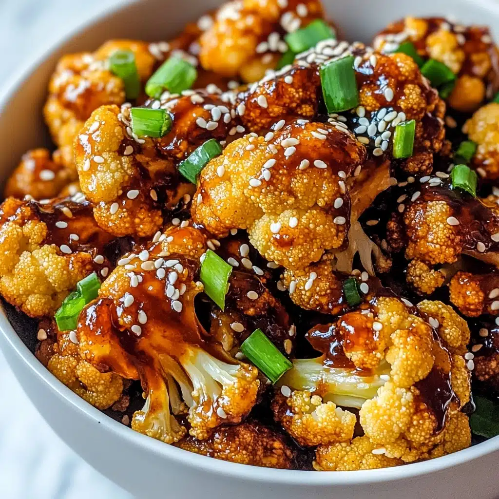 Sweet and Spicy Baked Cauliflower Recipe - Recipe Image