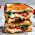 Feta Grilled Cheese Sandwich with Spinach Recipe