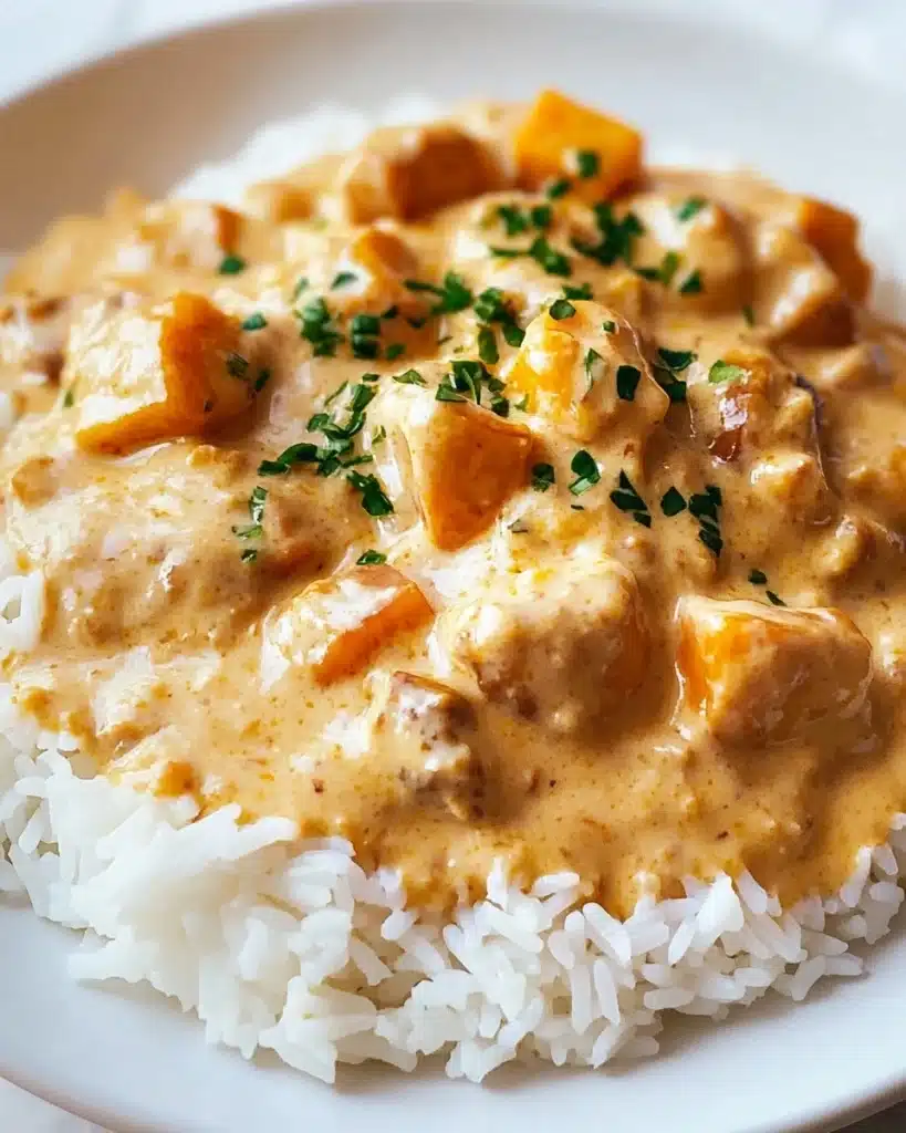 Creamy Smothered Chicken and Rice Recipe