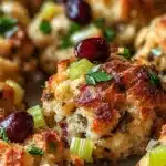 Festive Cranberry Turkey Stuffing Balls Recipe