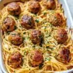 Greek Chicken Meatballs with Lemon Orzo Recipe