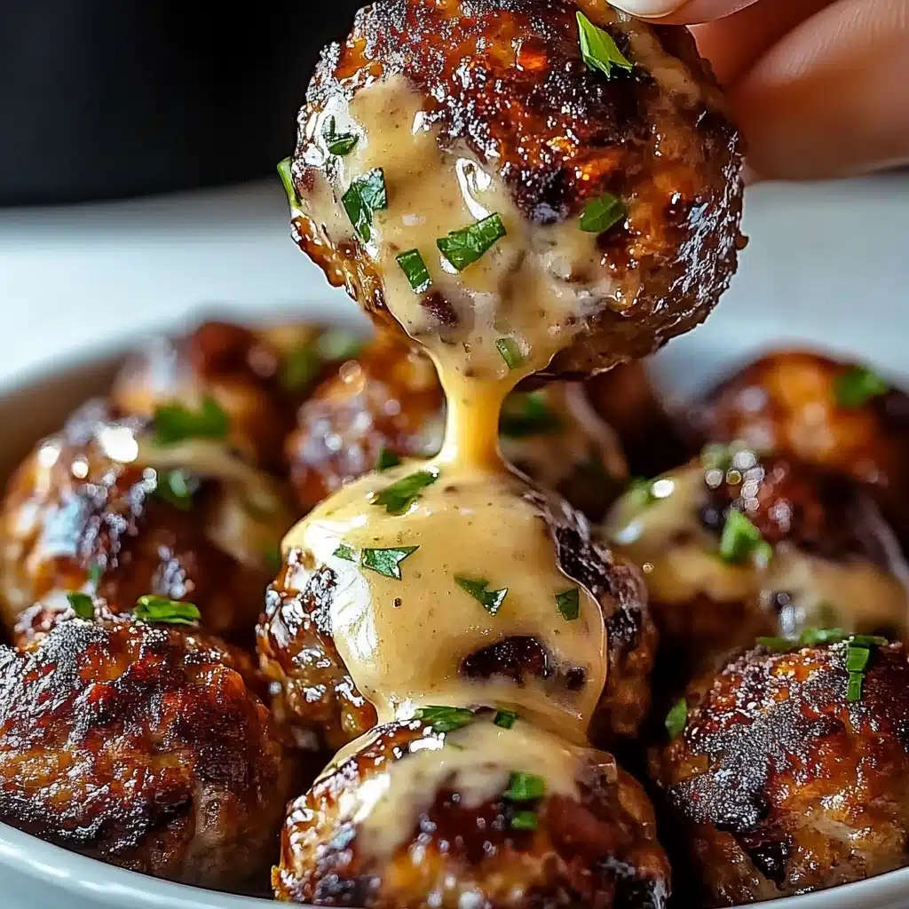 Korean BBQ Meatballs with Spicy Mayo Dip Recipe - Recipe Image