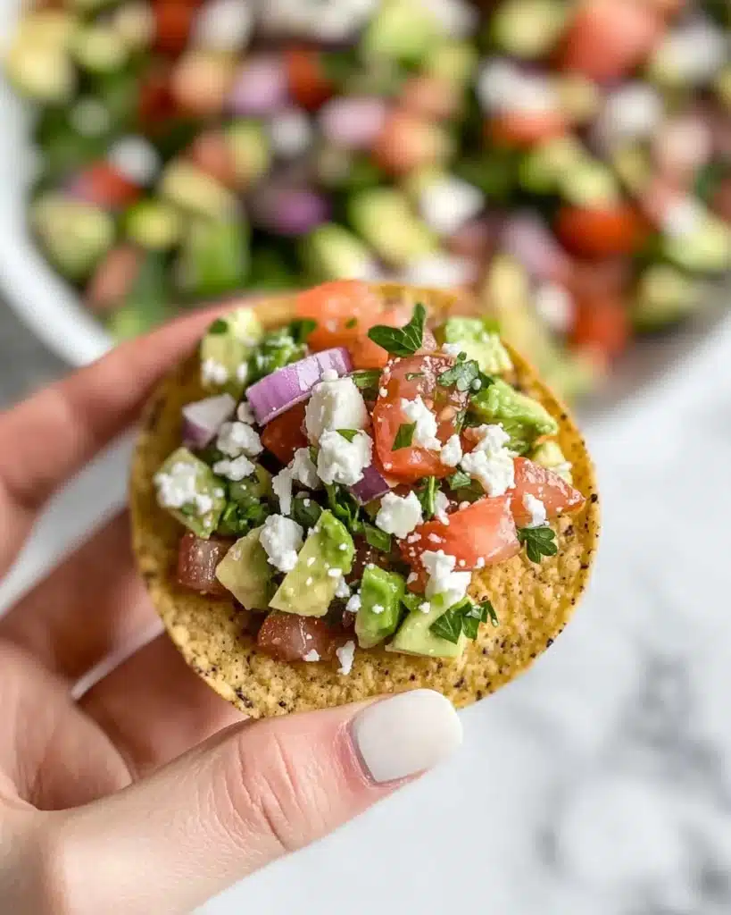 Seriously Addicting Avocado Feta Dip Recipe