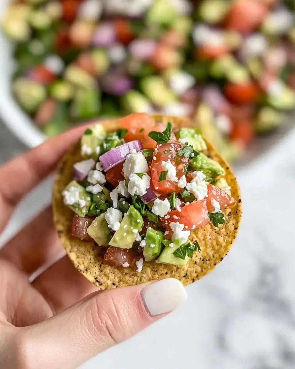 Seriously Addicting Avocado Feta Dip Recipe