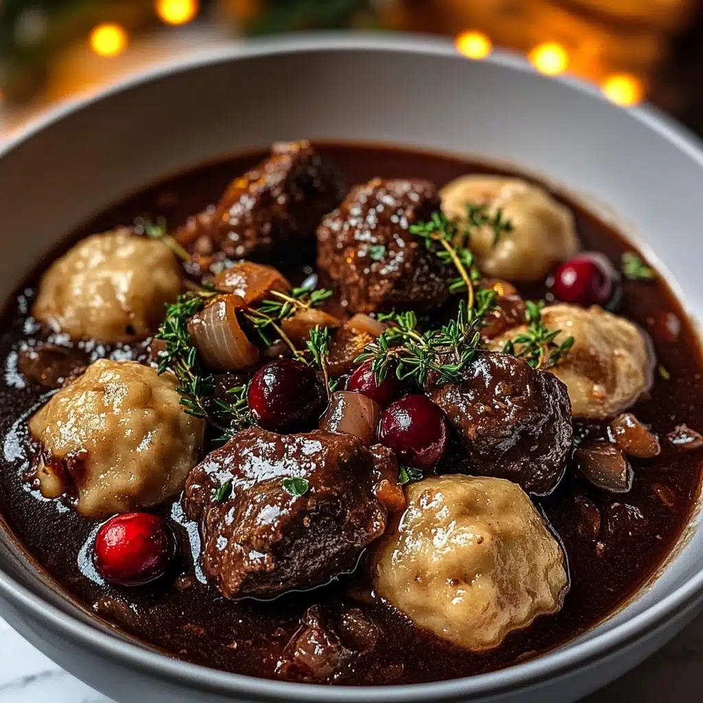 French-Style Beef Stew with Red Wine and Vegetables Recipe - Recipe Image