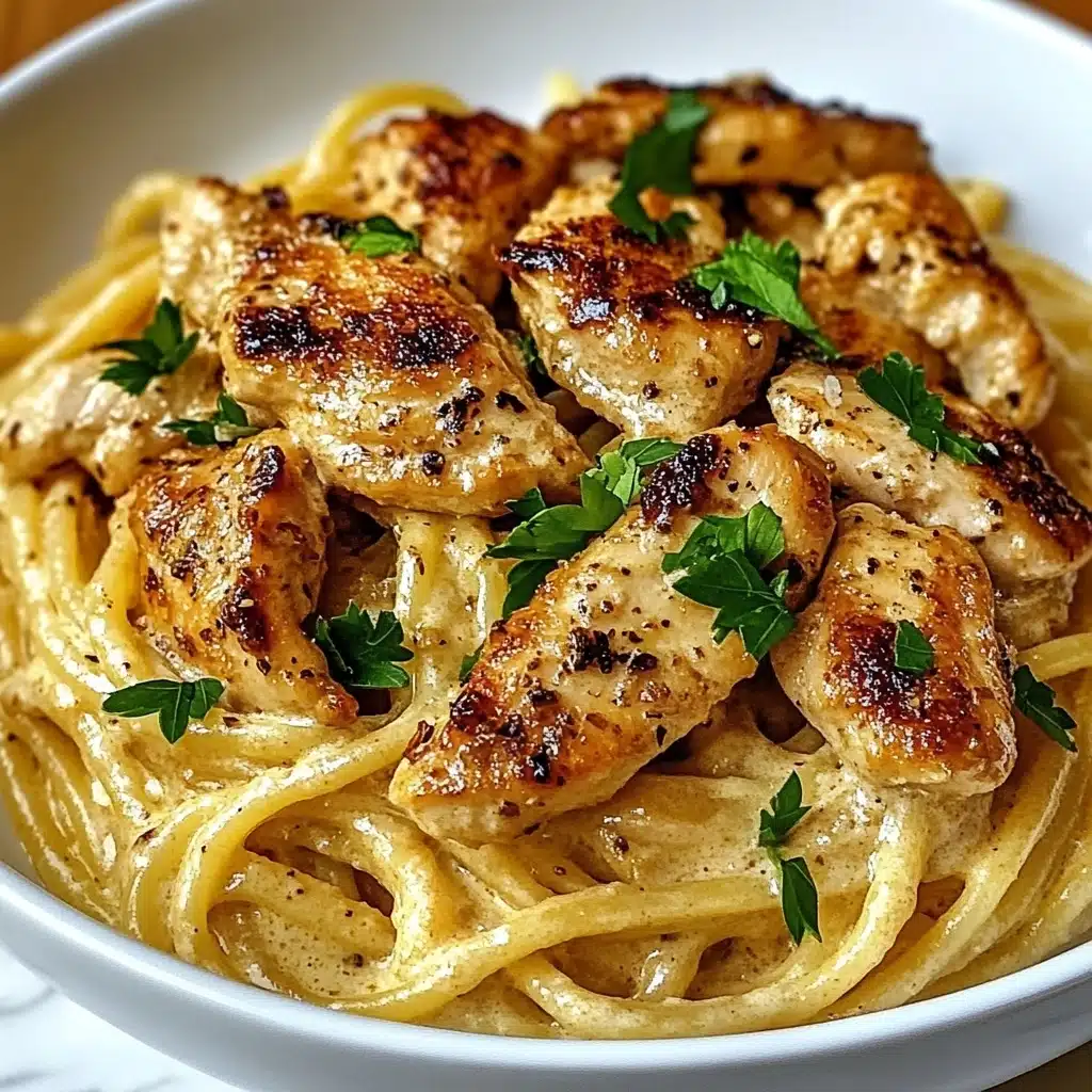 Cowboy Butter Chicken Linguine Recipe - Recipe Image