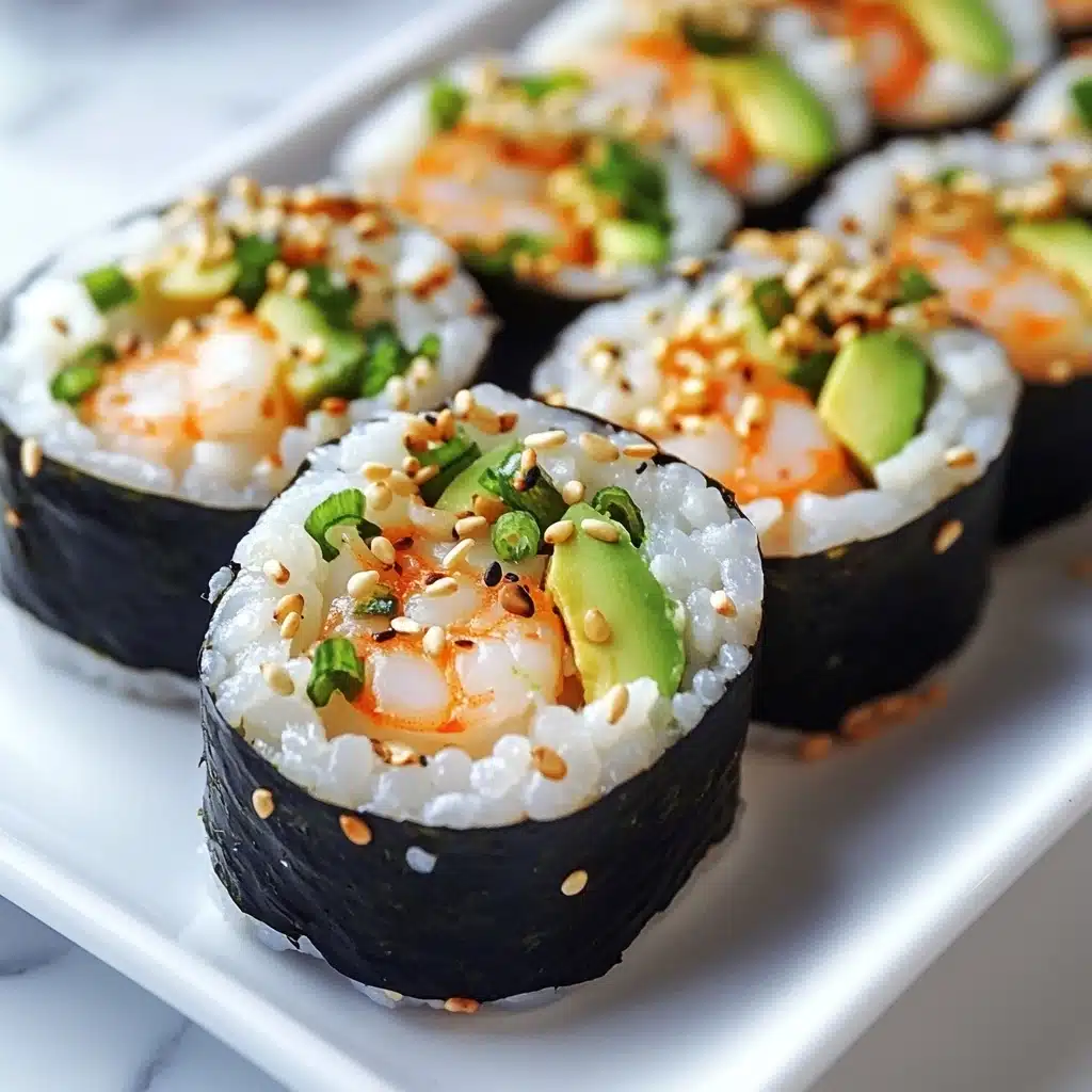 Spicy Shrimp Sushi Stacks Recipe - Recipe Image