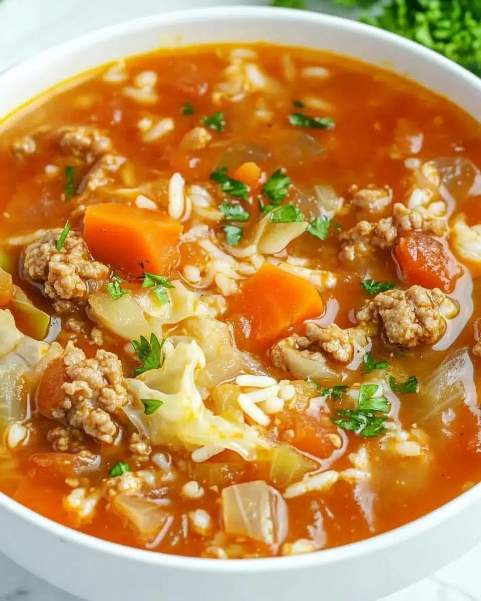 Cabbage Roll Soup Recipe