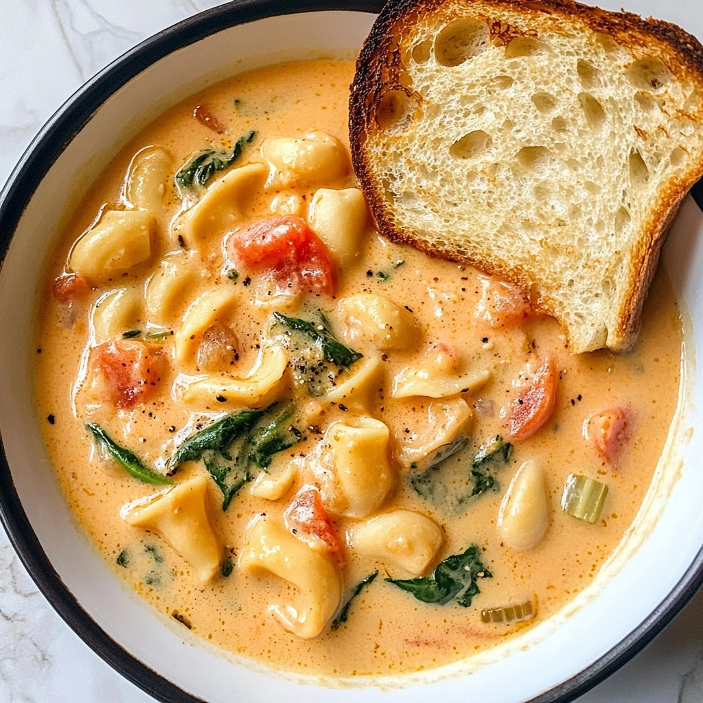 Creamy Tuscan Chicken Soup Recipe - Recipe Image