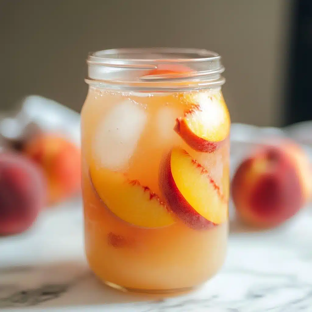 Homemade Peach Lemonade Recipe - Recipe Image