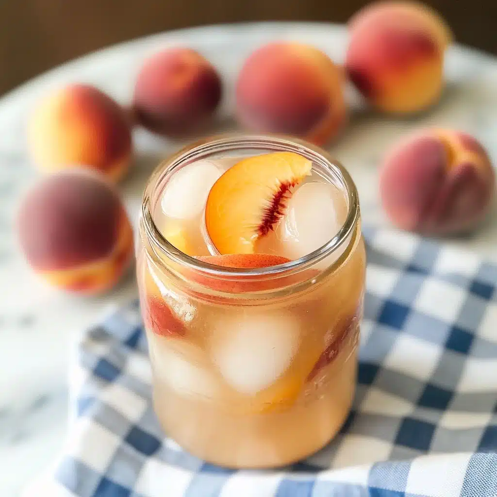 Homemade Peach Lemonade Recipe - Recipe Image