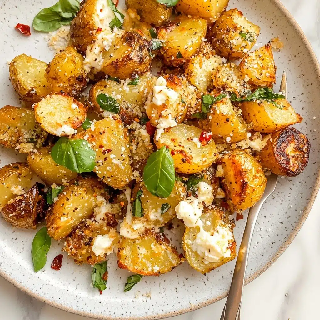 Baked Feta Potatoes Recipe - Recipe Image
